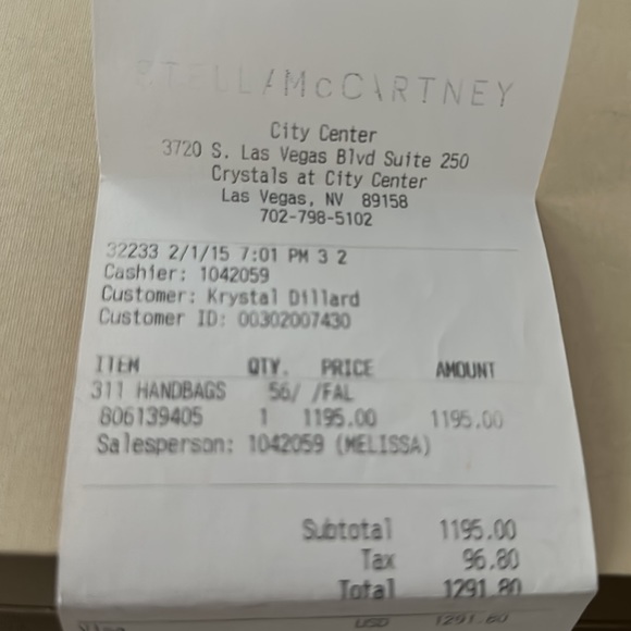 Stella McCartney Shaggy Deer Falabella foldover tore - Picture 6 of 10